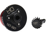 Hot Racing Steel Helical Spiral Differential Gear Set for 1/16 E-Revo, Slash, Summit