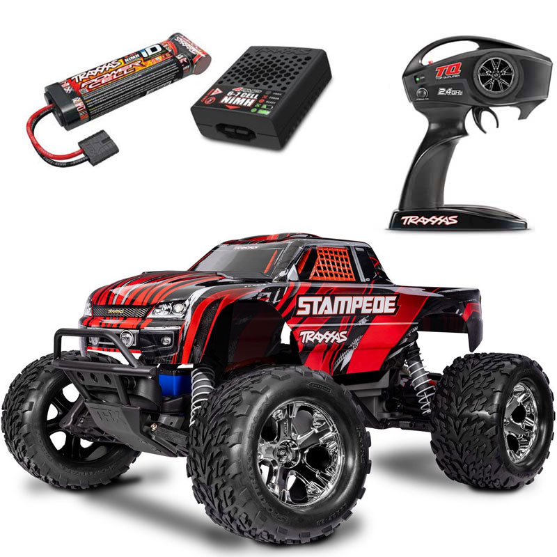 Traxxas Stampede XL-5 2WD Heavy Duty RTR RC Monster Truck w/ID Battery & USB-C Charger