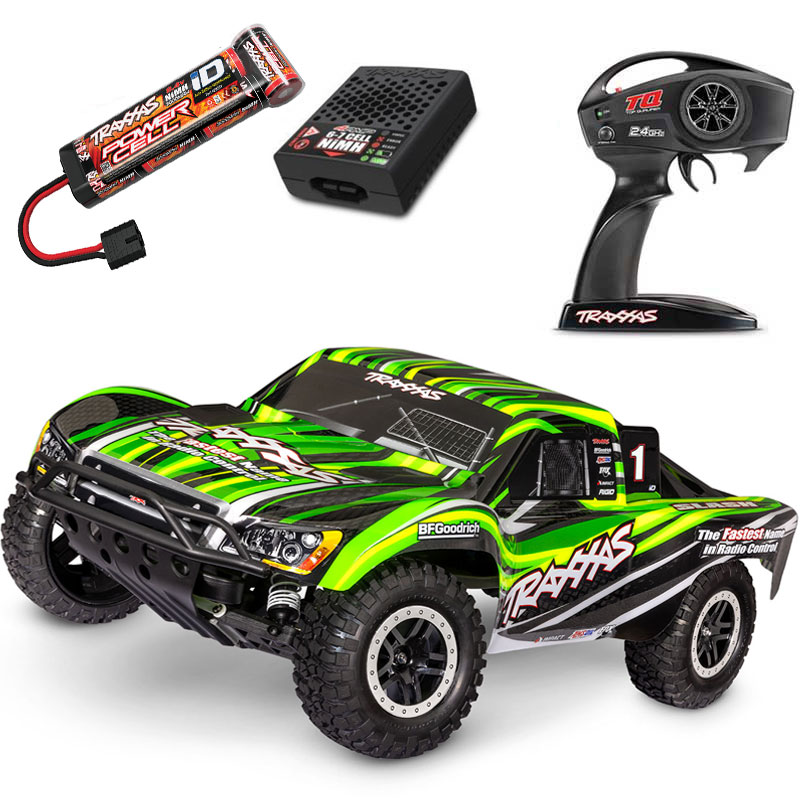 Traxxas Slash RTR 1/10 2WD Heavy Duty Short Course Racing RC Truck w/ID Battery & USB-C Charger