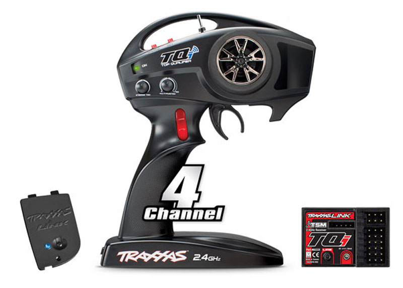 Traxxas TQi 2.4 GHz High Output radio system, 4-channel with Traxxas Link Bluetooth module and TSM