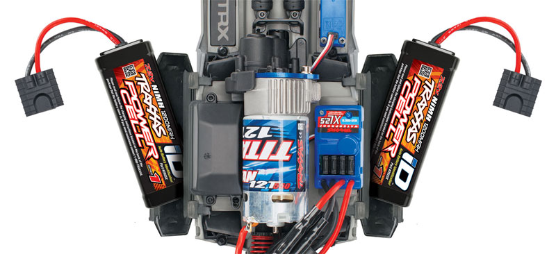 Traxxas 1/16 E-Revo Brushed 4WD RTR RC Monster Truck w/ID Battery & USB-C Charger