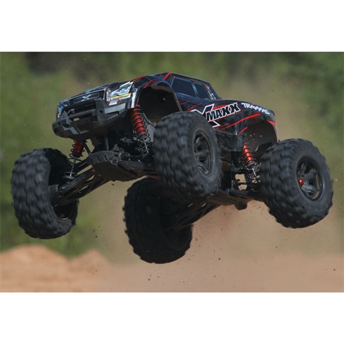 Traxxas X-Maxx 8S 4WD RC Monster Truck Jumping Off Road (77086-4)