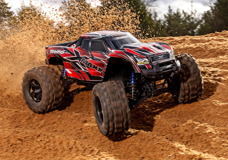 Traxxas X-Maxx 8S 4WD with Belted Tires RTR Monster Truck Combo w/4S 6700mAh & Dual Charger