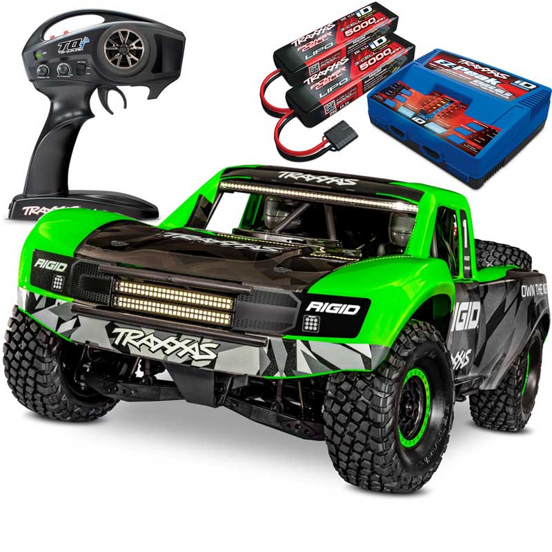 Traxxas Unlimited Desert Racer UDR 50+MPH 6S LiPo Combo 4WD Off-Road RC Truck with LED Lights (85086-4)