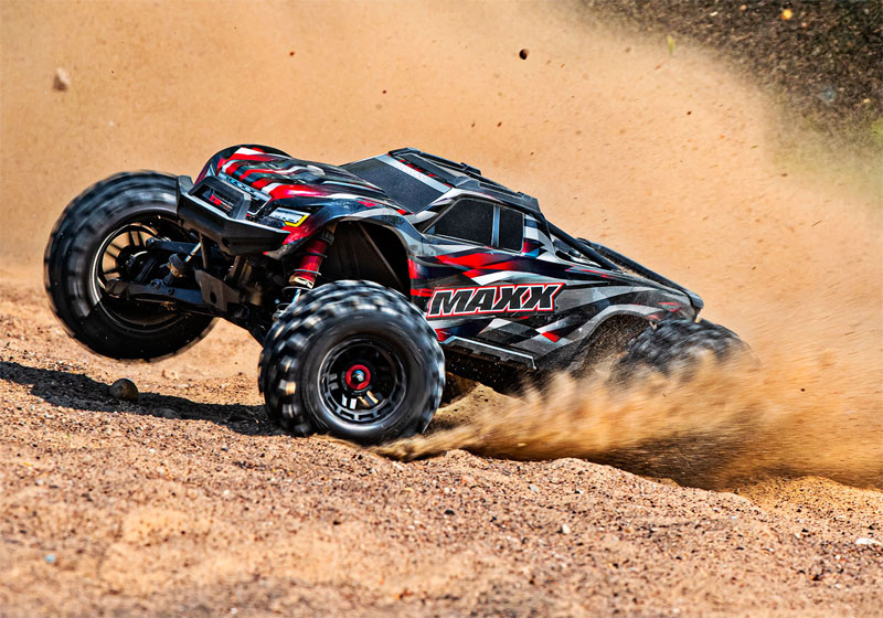 Traxxas Maxx 4S RTR Brushless 4x4 RC Monster Truck with WideMAXX LiPo Combo Package (89086-4)
