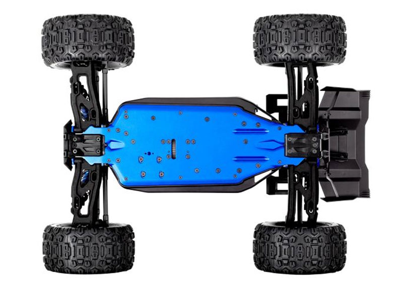 Traxxas Sledge 6S 4WD with Belted Tires Brushless RTR Monster Truck w/6S LiPo & Dual Charger Combo