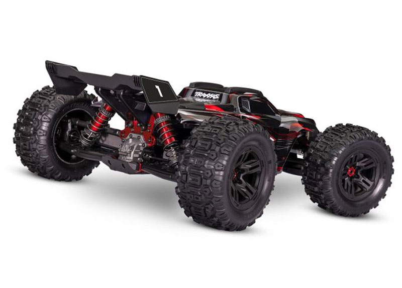 Traxxas Sledge 6S 4WD with Belted Tires Brushless RTR Monster Truck w/6S LiPo & Dual Charger Combo